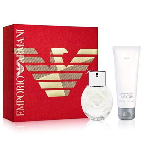 armani diamonds aftershave gift set.